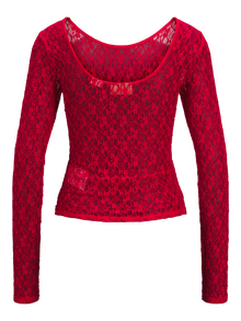 JJXX JXLEAH Top -Racing Red - 12266540