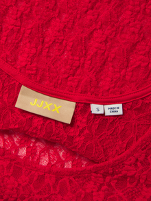 JJXX JXLEAH Top -Racing Red - 12266540