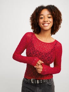 JJXX JXLEAH Top -Racing Red - 12266540