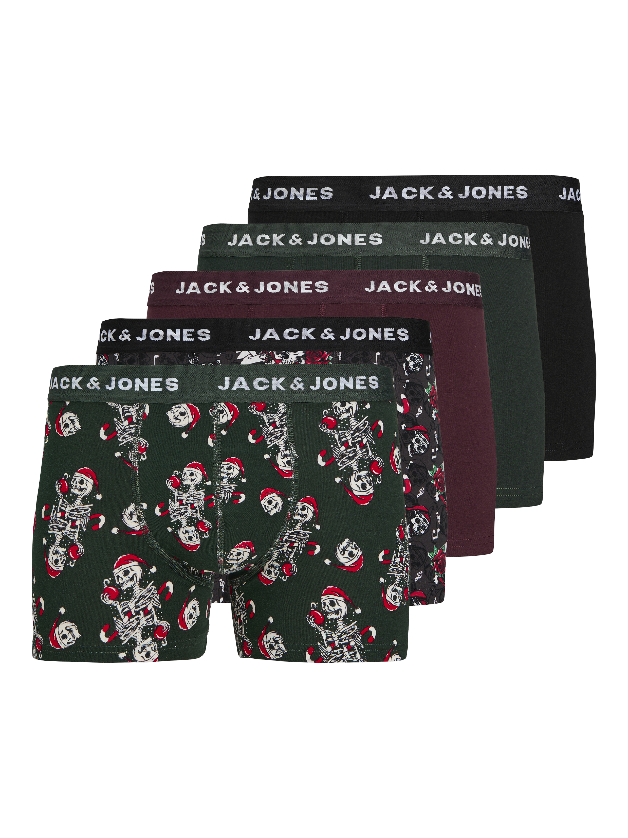 5pack xmas Trunks Dark Turquoise Jack & Jones®