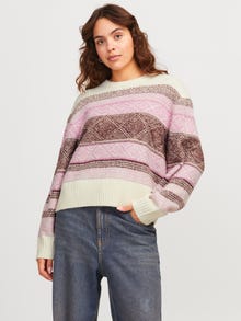 JJXX JXNILA Striktrøje -Moonlite Mauve - 12266679