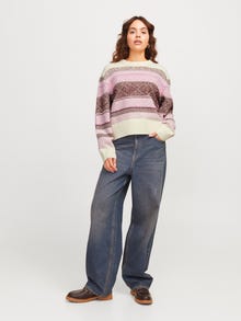 JJXX JXNILA Striktrøje -Moonlite Mauve - 12266679