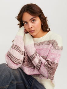 JJXX JXNILA Striktrøje -Moonlite Mauve - 12266679