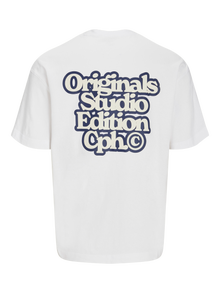Jack & Jones Tryck T-shirt -Bright White - 12266752