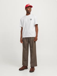 Jack & Jones Gedruckt T-shirt -Bright White - 12266752