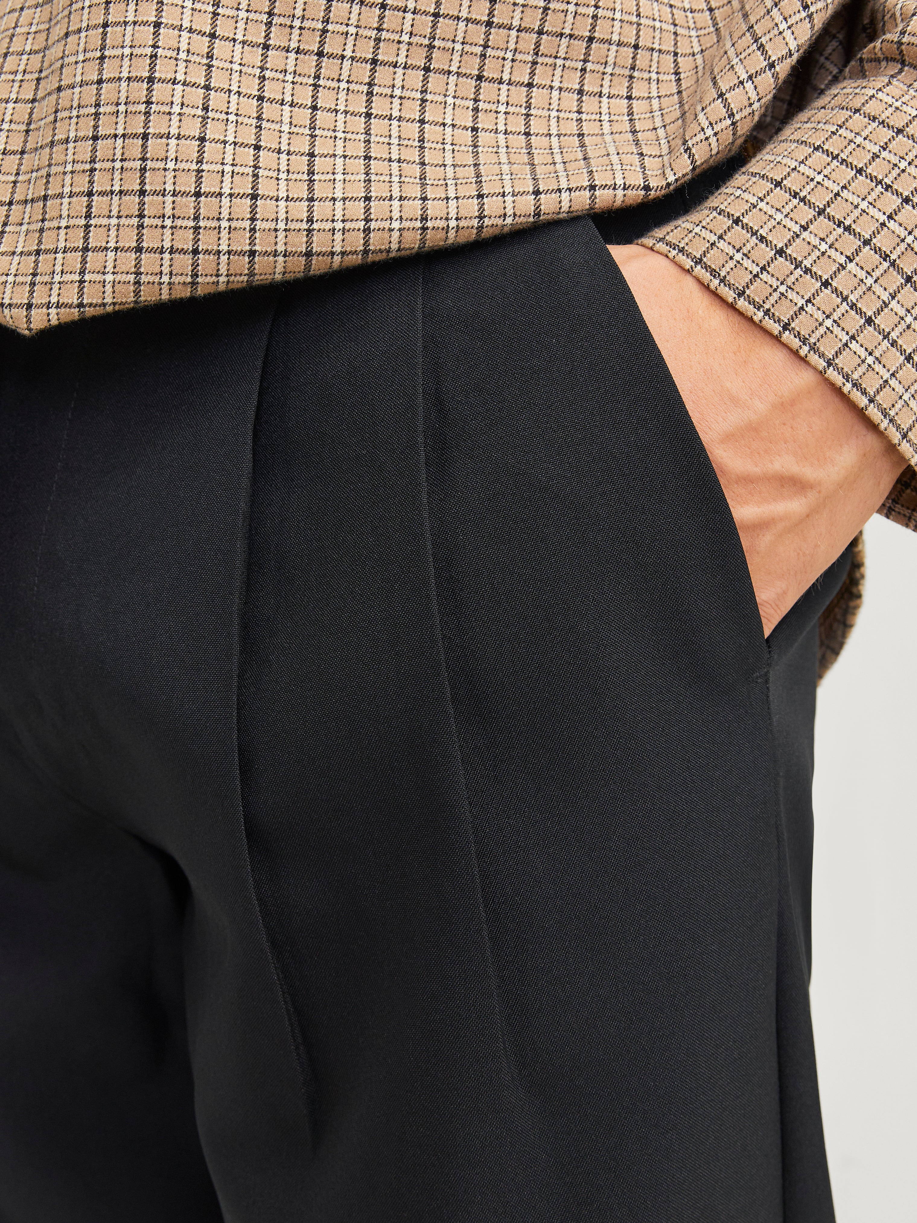 Wide-Leg Fit Chino pants | Black | Jack & Jones®