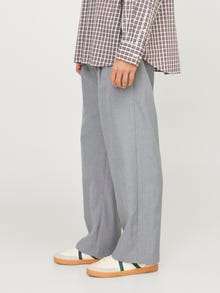 Jack & Jones Calças Chino Wide Leg Fit -Light Grey Melange - 12266756