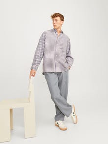 Jack & Jones Plačios klešnės Chino kelnės -Light Grey Melange - 12266756