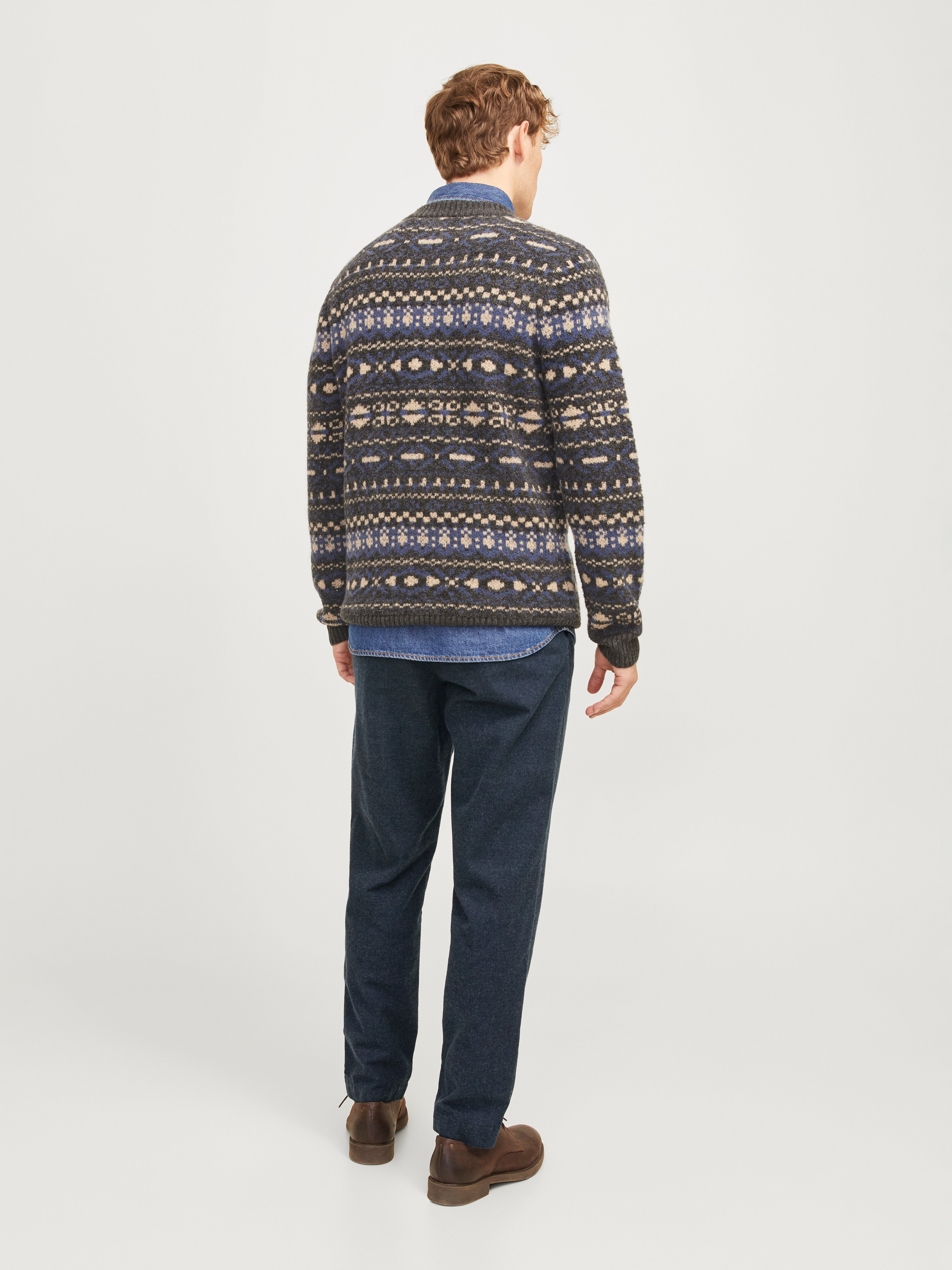 Wide-Leg Fit Chino pants | Dark Blue | Jack & Jones®