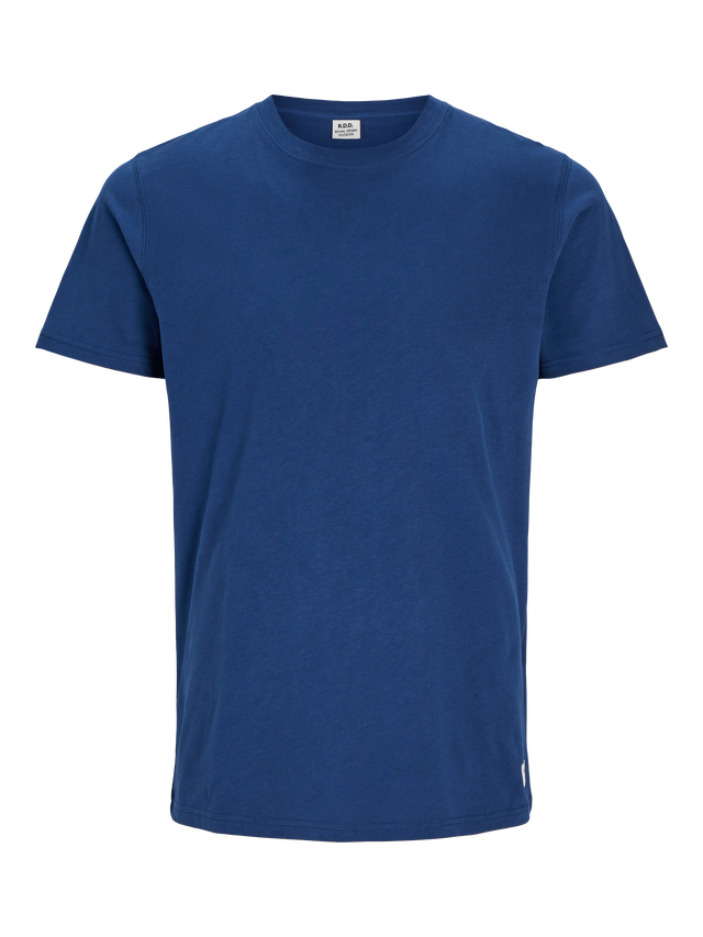 T-shirt JACK & JONES RDD Plain, Girocollo, Manica Corta, Taglio Largo – Uomo