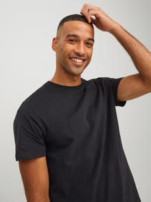R.D.D. ROYAL DENIM DIVISION Yksivärinen T-paita -Black - 12266789