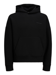Jack & Jones Yksivärinen Huppari -Black - 12266802