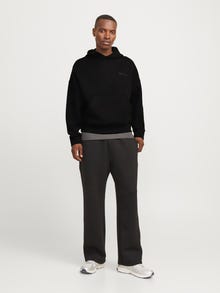 Jack & Jones Yksivärinen Huppari -Black - 12266802