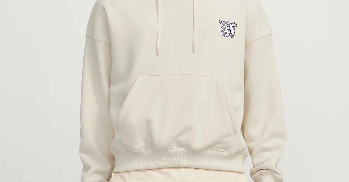 Printed hoodie off white jack jones 