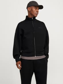 Jack & Jones Einfarbig Sweatshirt mit Reißverschluss -Black - 12266912