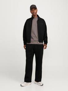 Jack & Jones Einfarbig Sweatshirt mit Reißverschluss -Black - 12266912