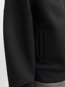 Jack & Jones Einfarbig Sweatshirt mit Reißverschluss -Black - 12266912