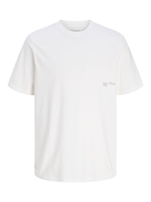 Jack & Jones Printet T-shirt -Bright White - 12266938
