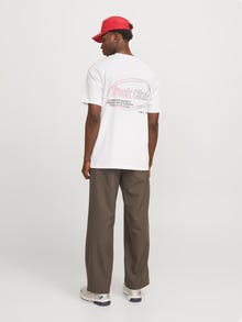 Jack & Jones Printet T-shirt -Bright White - 12266938