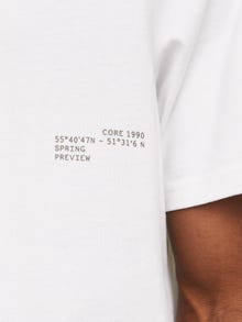 Jack & Jones Printet T-shirt -Bright White - 12266938