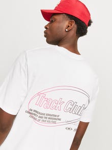 Jack & Jones Printet T-shirt -Bright White - 12266938