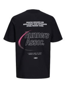 Jack & Jones Gedruckt T-shirt -Black - 12266938