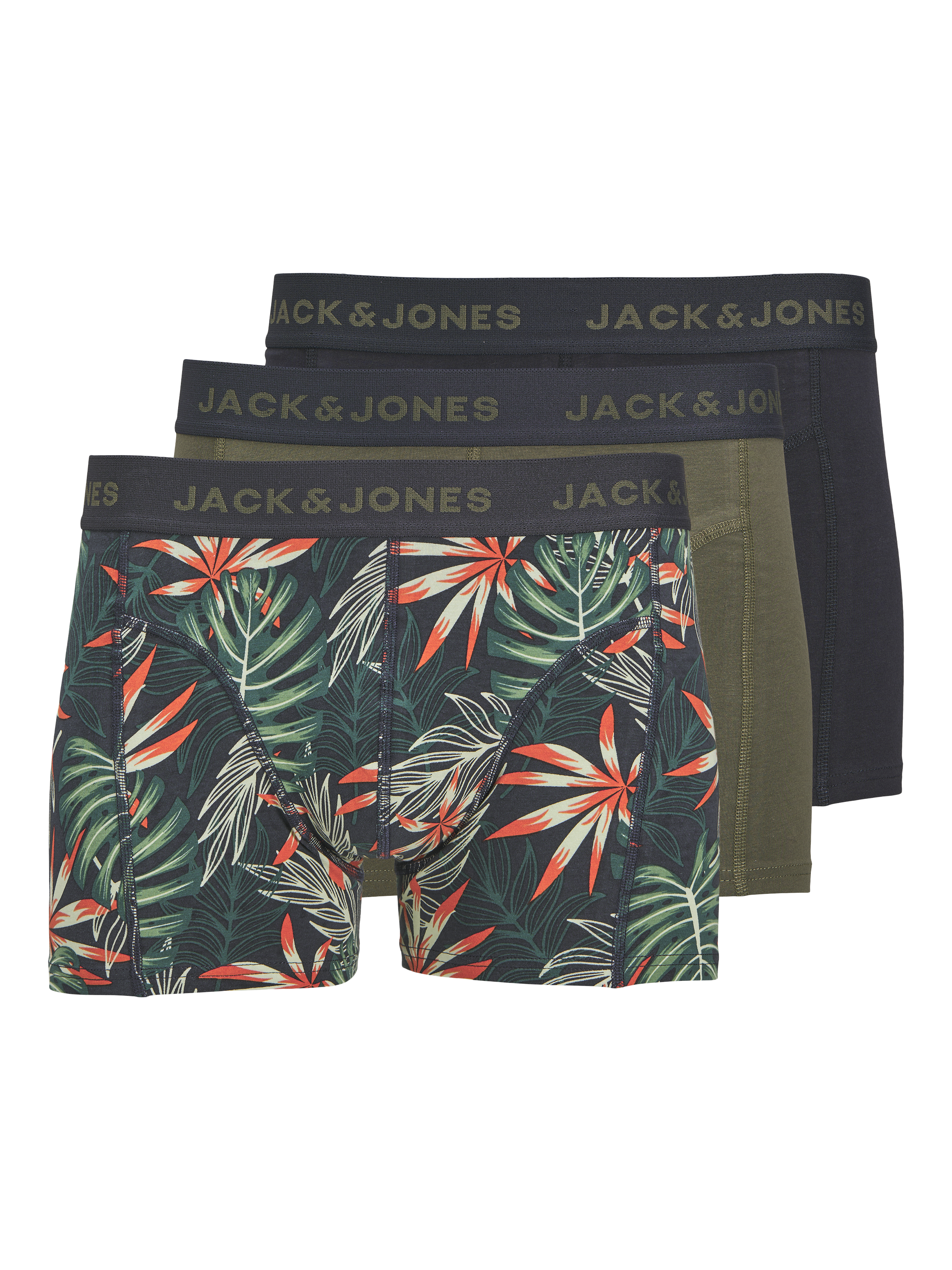 Jack & Jones Heren Boxershorts Trunks JACCORP 7-Pack Grijs | Underwear District