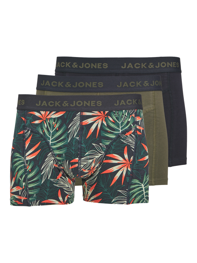 3 pack Boxershorts Midden Groen Jack Jones