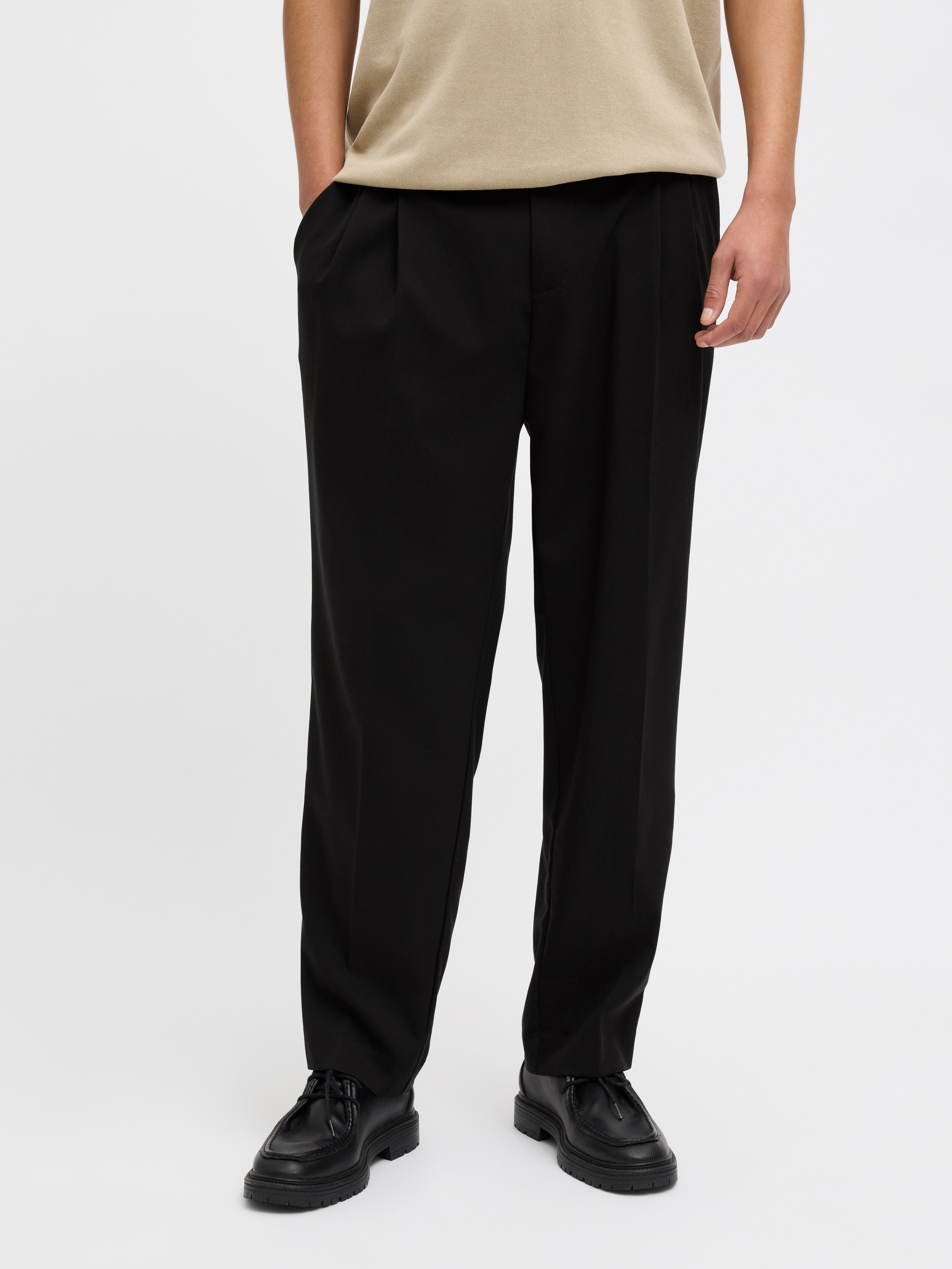 Loose Fit Classic pants | Black | Jack & Jones®