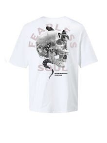 Jack & Jones Trykk O-hals T-skjorte -Bright White - 12267282