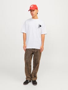 Jack & Jones T-shirt Imprimé Col rond -Bright White - 12267283