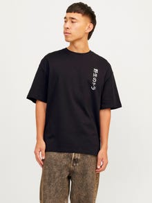 Jack & Jones Gedruckt Rundhals T-shirt -Black - 12267283