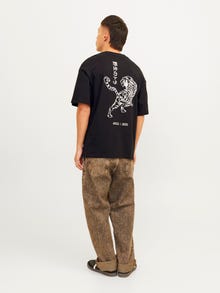 Jack & Jones Gedruckt Rundhals T-shirt -Black - 12267283