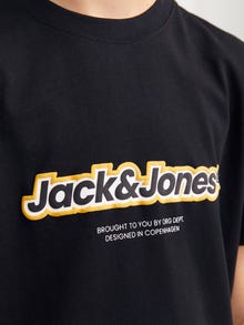 Jack & Jones Logo T-skjorte Junior -Black - 12267443