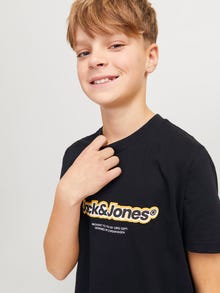 Jack & Jones Logo T-shirt Junior -Black - 12267443
