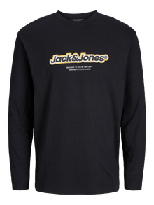 Jack & Jones Minipituinen Logo T-paita -Black - 12267446