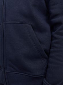Jack & Jones Logo Zip Hoodie Junior -Sky Captain - 12267452