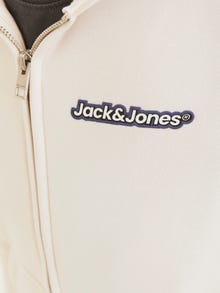 Jack & Jones Лого Зип дукс са капуљачом ЈУНИОРЕ -Moonbeam - 12267452