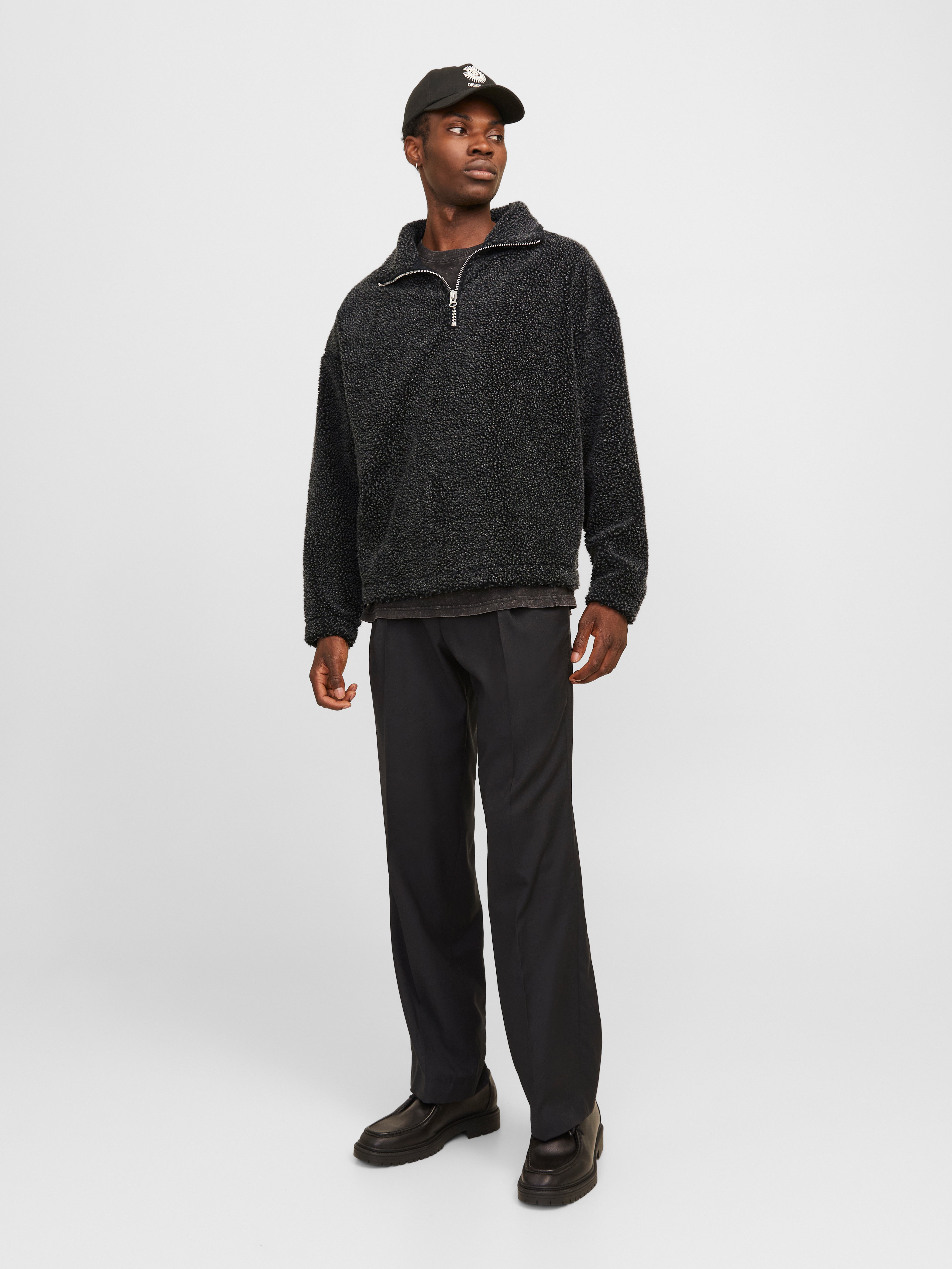 Thumbnail - Einfarbig Fleece Sweatshirt