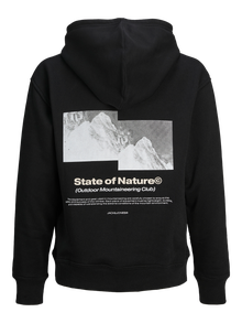 Jack & Jones Hoodie Estampar Junior -Black - 12267481