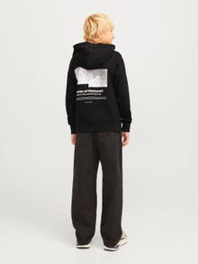 Jack & Jones Hoodie Estampar Junior -Black - 12267481