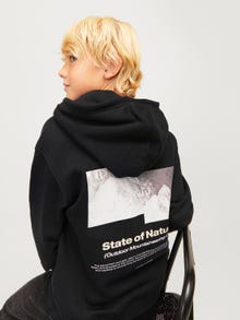 Jack & Jones Hoodie Estampar Junior -Black - 12267481