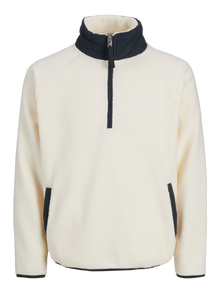 Jack & Jones Plain Fleece sweatshirt -Antique White - 12267534