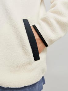 Jack & Jones Plain Fleece sweatshirt -Antique White - 12267534