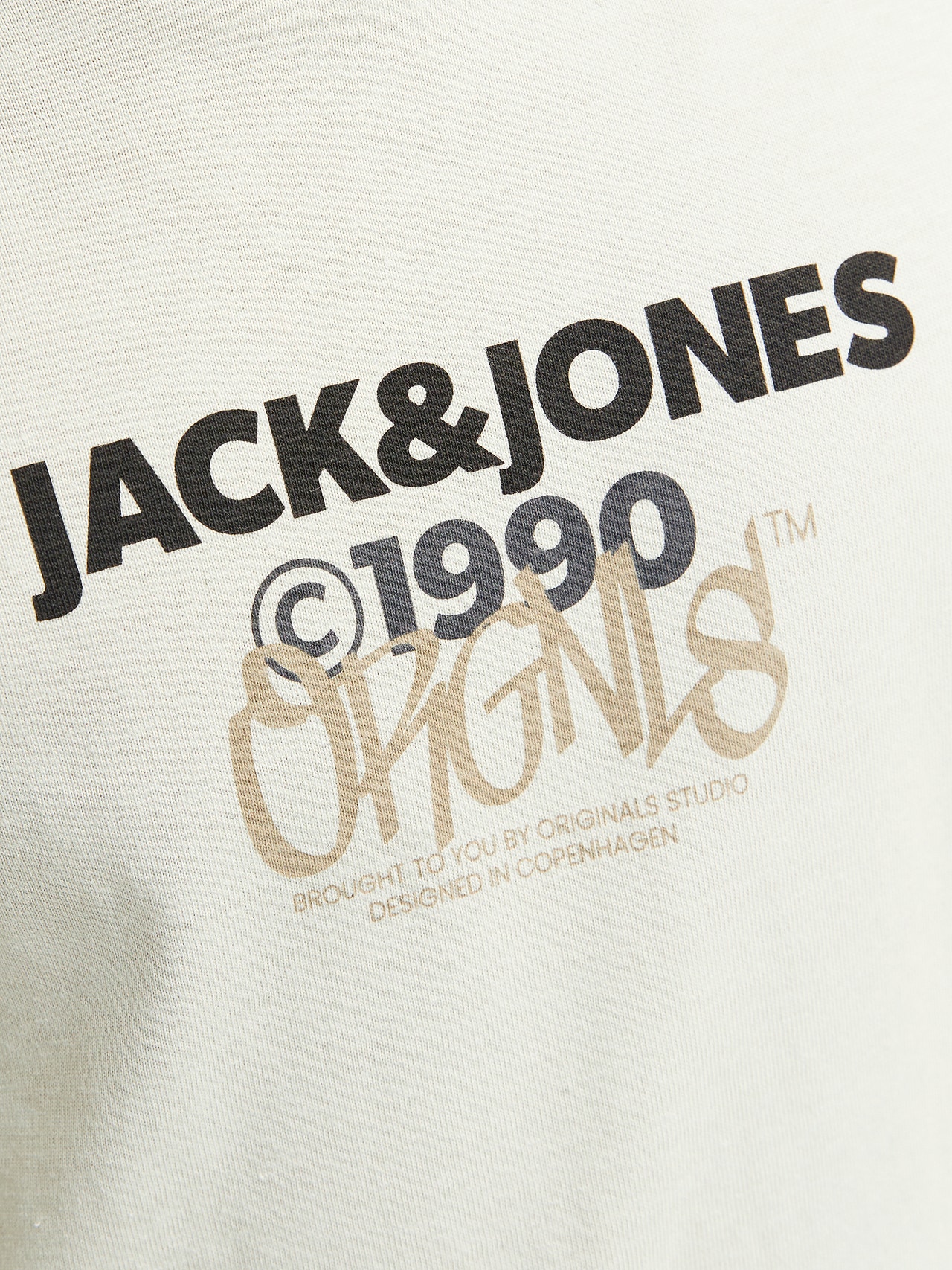 Jack & Jones Logo T-shirt Für jungs -Mineral Gray - 12267558