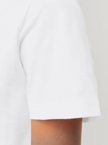 Jack & Jones Camiseta Logotipo Junior -Bright White - 12267558