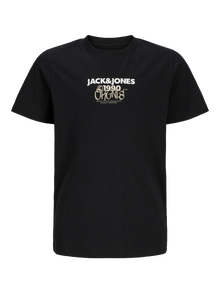 Jack & Jones Logo T-shirt Für jungs -Black - 12267558