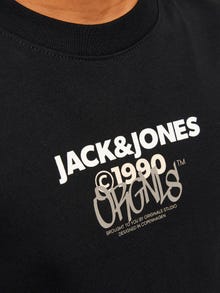 Jack & Jones Logo T-shirt Für jungs -Black - 12267558