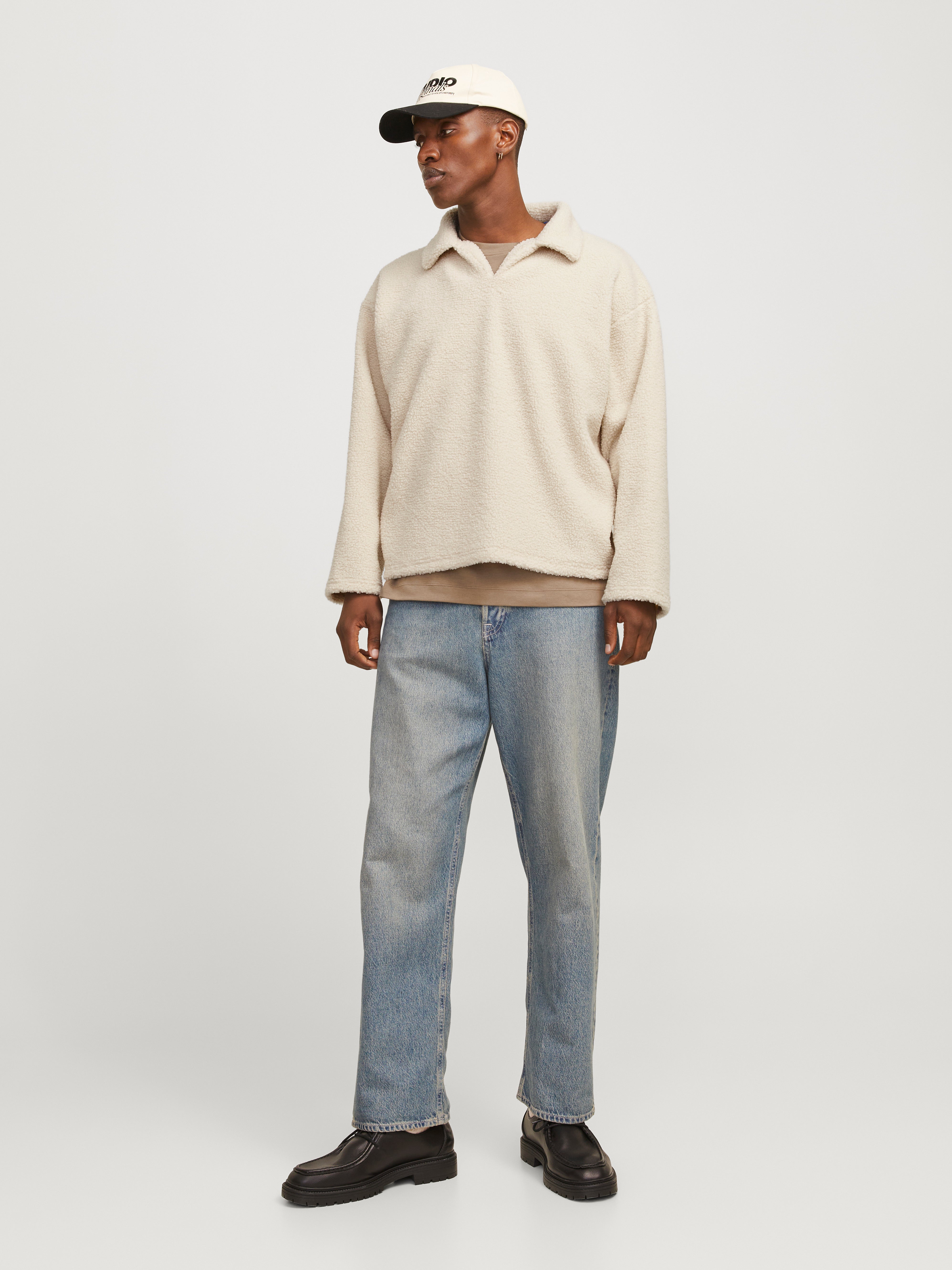 Thumbnail - Einfarbig Fleece Sweatshirt