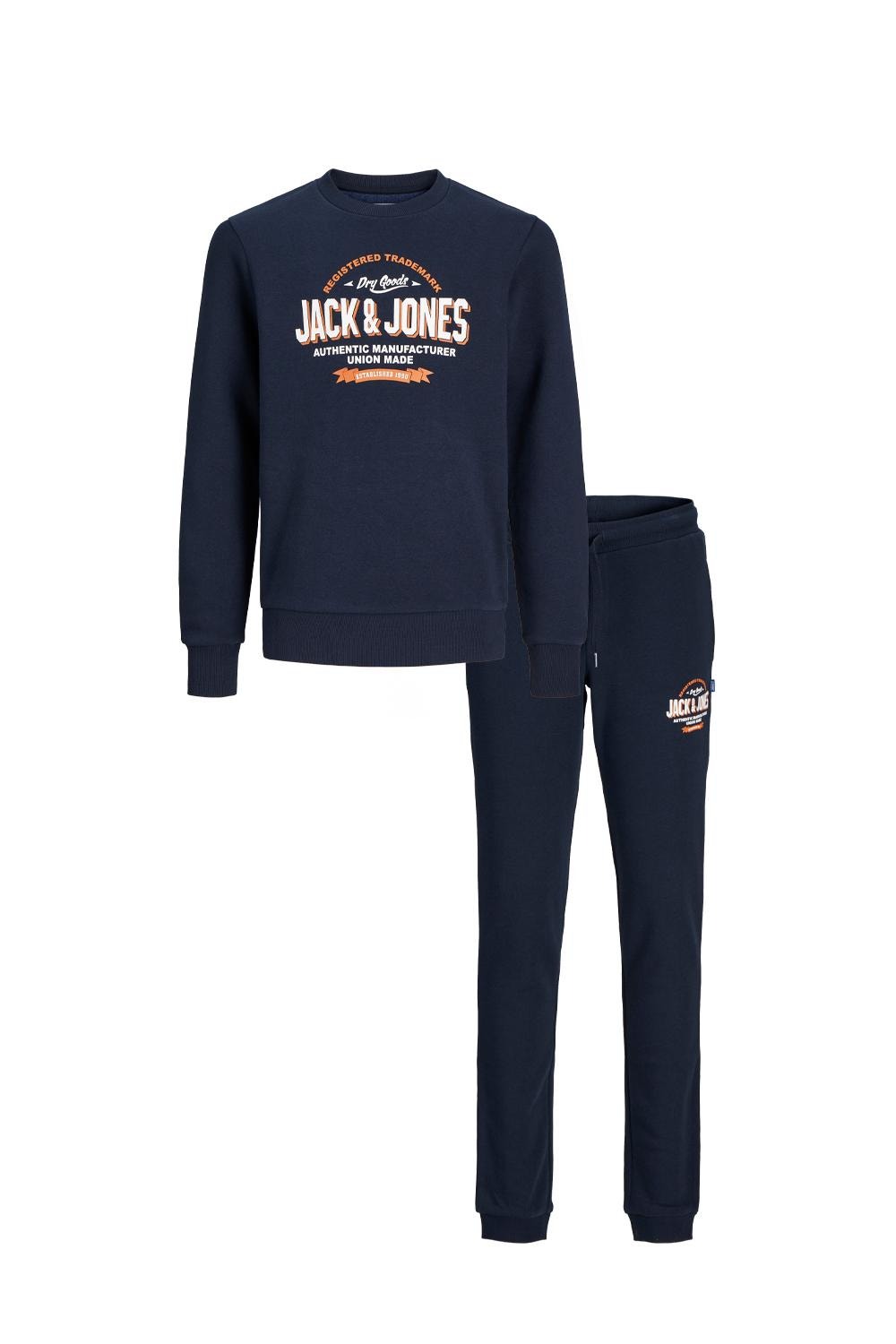 Jack & Jones Logo Sweatshirt Mini -Navy Blazer - 12267671